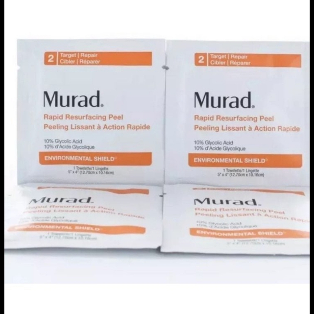 MURAD Environmental Shield Peel pads New Rapid Resurfacing X4 Glycolic Acid